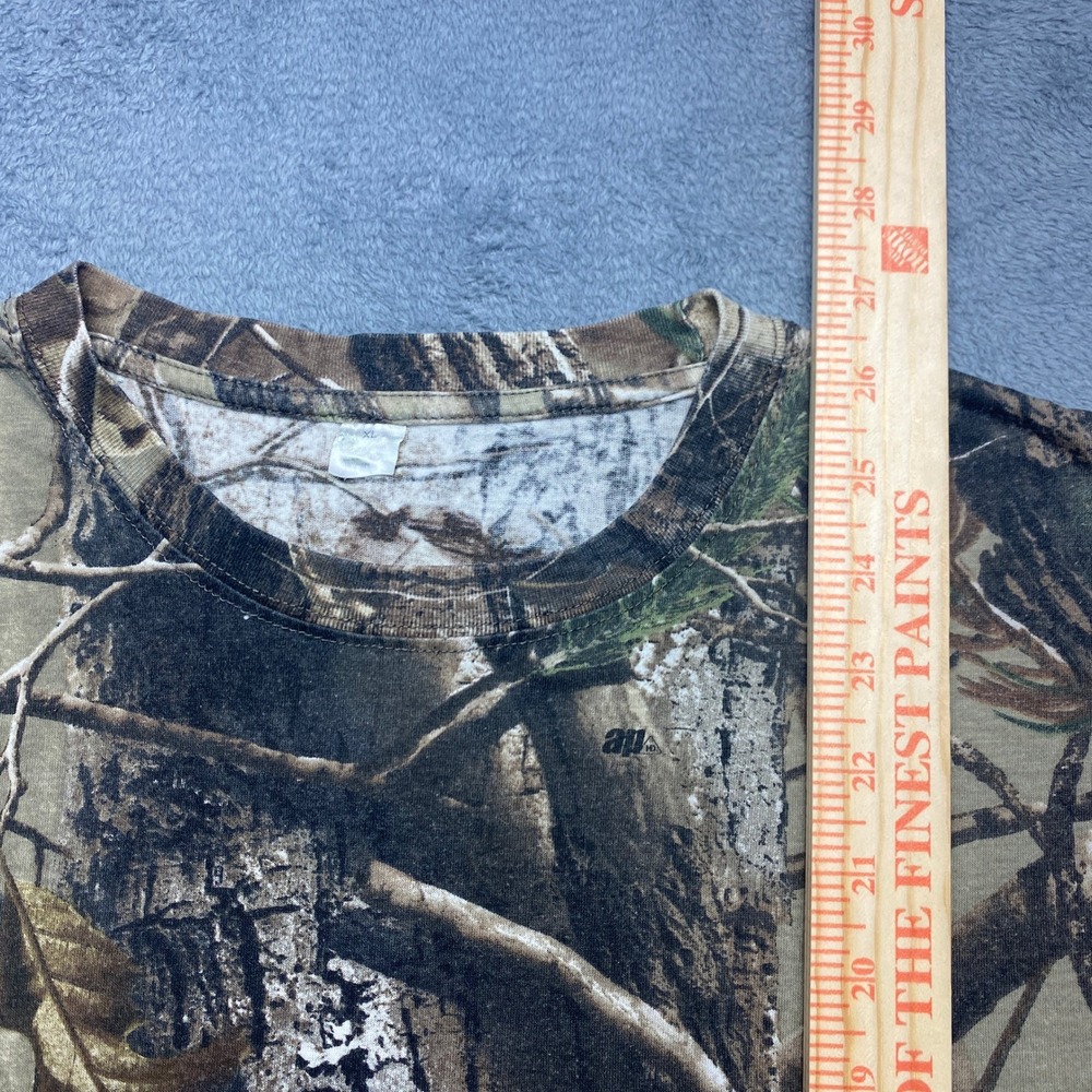 Camo Realtree T-Shirt Mens XL AP HD All Over Print Hunting Fishing Short Sleeve - Picture 4 of 7